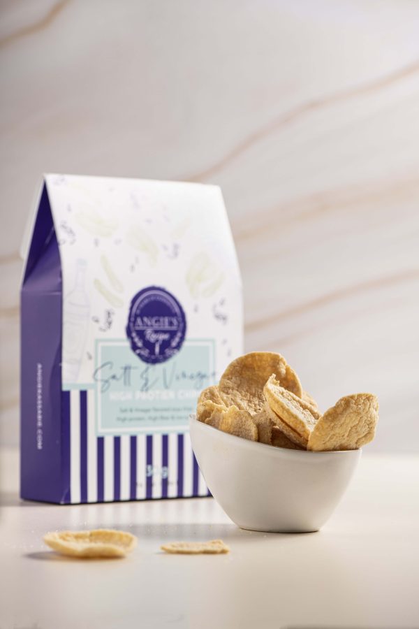 High-protein chips Salt & Vinegar
