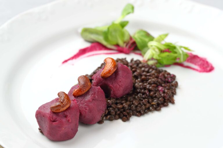Vegan menu