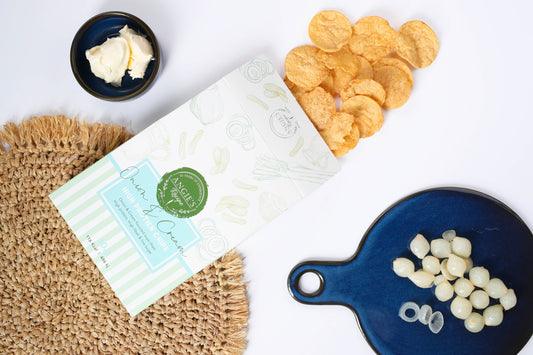 Чипс с високо съдържание на протеини - Лук и сметана